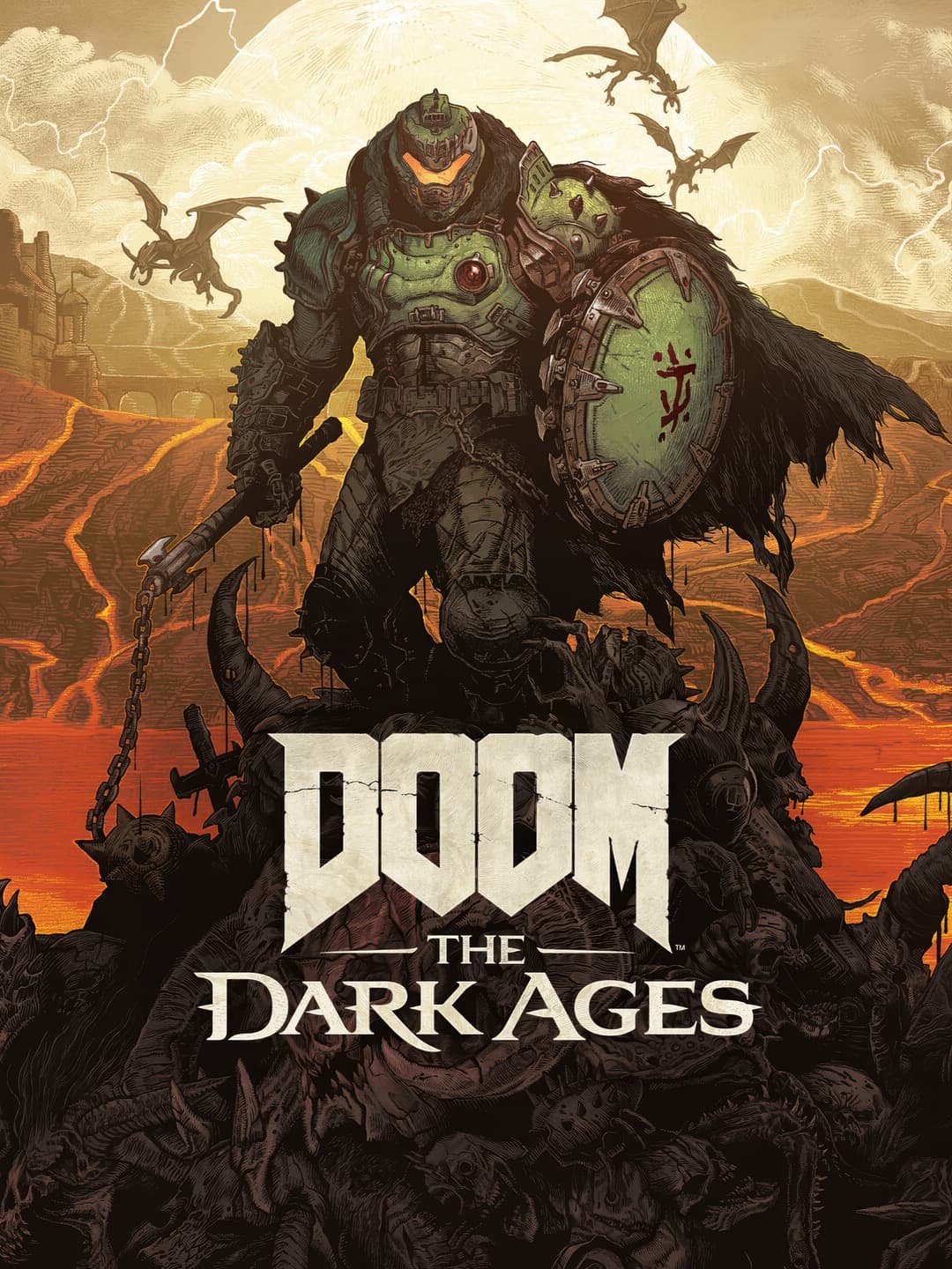 Coperta jocului Doom: The Dark Ages